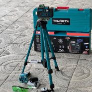 تراز لیزری ماکوتا چهار بعدی پایه 160 سانتی لیزر چرخشی مدل TM-4D21S