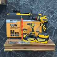 دریل شارژی 88 ولت فوق صنعتی موتور براشلس دیوالت مدل 88V-240N