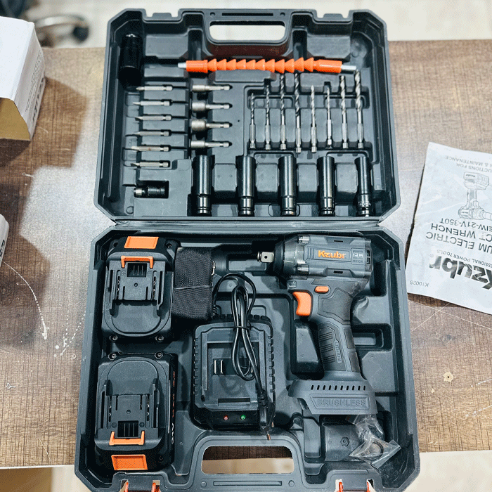 بکس شارژی اصلی 350 نیوتن سه کاره برند زوبر مدل KBLEIW-21V-350T